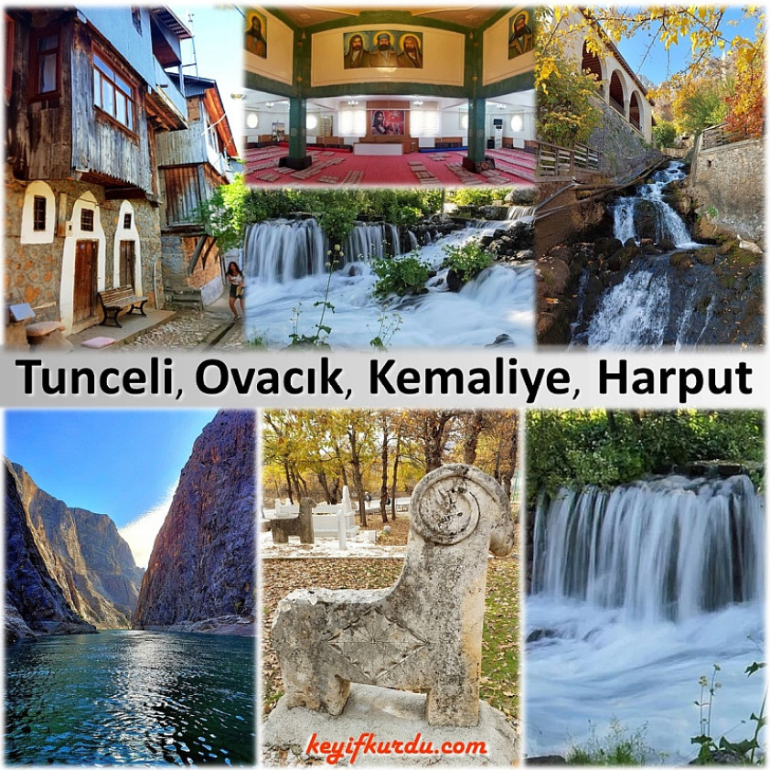 Tunceli, Ovacık, Kemaliye, Elazığ ve Harput gezisi